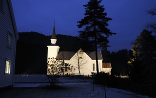 Vigmostad kirke - bygd 1884
